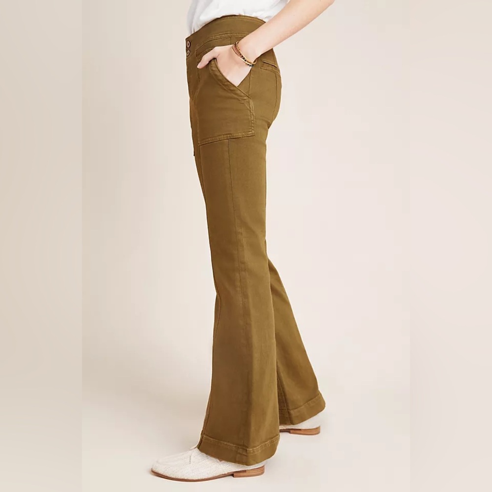 ANTHROPOLOGIE Pilcro high-rise Trousers Bootcut size 26